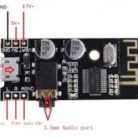 BT5.0 Аудио MP3 Bluetooth платка MH-M28, снимка 2 - Bluetooth тонколони - 35234432