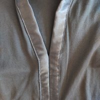 Блуза - риза с яка от сатен, снимка 8 - Блузи с дълъг ръкав и пуловери - 28406447