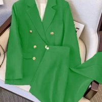 дамско елегантно сако и панталон в 4 цвята , снимка 2 - Комплекти - 44044932