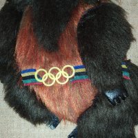 Пано мечето Миша от олимпиада 1980 г. в Москва, снимка 4 - Антикварни и старинни предмети - 35495685