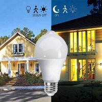 12W LED крушка с датчик за движение, включва се сама при движение в тъмното, снимка 2 - Друга електроника - 43164588