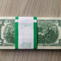 нови банкноти от 2 долара (2 USD), снимка 4 - Нумизматика и бонистика - 38264559