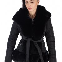Зимно дамско палто с качулка – 4115, снимка 9 - Якета - 38269497