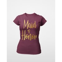 Тениска за моминско парти - Maid of Honnor, снимка 6 - Тениски - 27942902