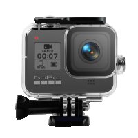 Водоустойчив корпус за GoPro Hero 8 Black, Прозрачен, снимка 1 - Чанти, стативи, аксесоари - 27787457