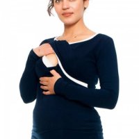 Блуза за бременни и кърмещи - модел 0856, снимка 3 - Дрехи за бременни - 43472563
