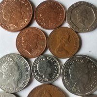 лот монети Англия, Кралица Елизабет , снимка 5 - Нумизматика и бонистика - 43252222