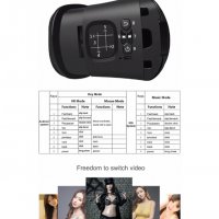 3D очила за телефон VR CASE с бутони за управление и Trackpad, снимка 4 - Друга електроника - 38459452