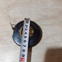 Стара английска метална рулетка с бронзови елементи, снимка 7 - Антикварни и старинни предмети - 44034077