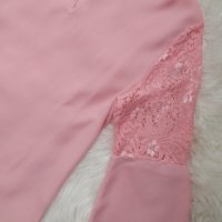 -20% Красива розова риза/блуза в бохо стил , снимка 3 - Ризи - 36838326