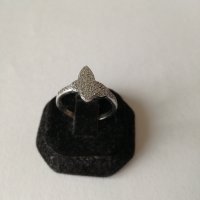 Сребърен пръстен с цирконий „ Пеперуда ”. Сребро проба 925., снимка 2 - Пръстени - 38679285