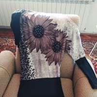 Елегантна и красива блуза с голо рамо, снимка 1 - Блузи с дълъг ръкав и пуловери - 43643551