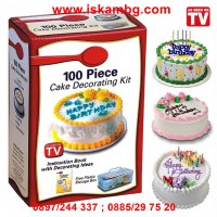 КОМПЛЕКТ ЗА ДЕКОРАЦИЯ НА СЛАДКИШИ 100 ЧАСТИ CAKE DECORATING KIT, снимка 6 - Аксесоари за кухня - 28814733