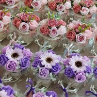 Декоративни колела със сапунени цветя, снимка 7 - Подаръци за жени - 39639620
