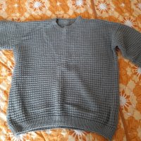 Сив пуловер 