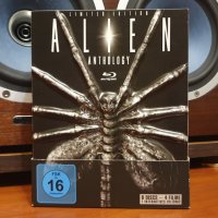 Alien Anthology (Facehugger Edition im Relief-Schuber) Blu-ray Limited Edition , снимка 1 - Blu-Ray филми - 43412699