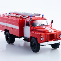 ГАЗ-53 AC-30-106Г пожарна - мащаб 1:43 на АвтоИстория моделът е нов в кутия, снимка 8 - Колекции - 43634855