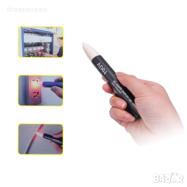 VD01 Компактен детектор на напрежение (безконтактен фазомер), снимка 1