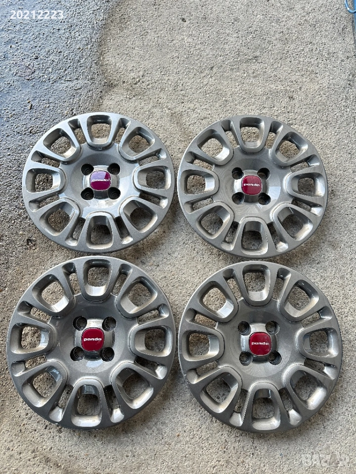 4 броя оригинални тасове за Fiat Panda 14, снимка 1