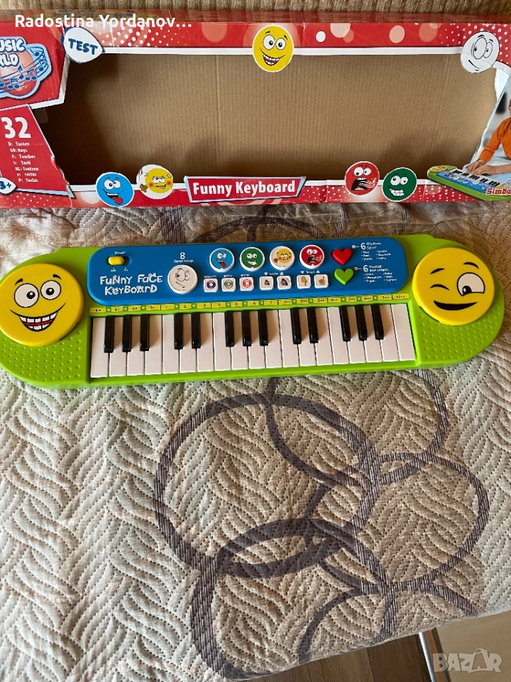 Детски синтезатор на батерии, снимка 1
