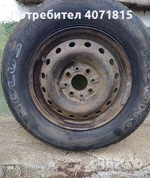 Един брой гума с джанта , снимка 1