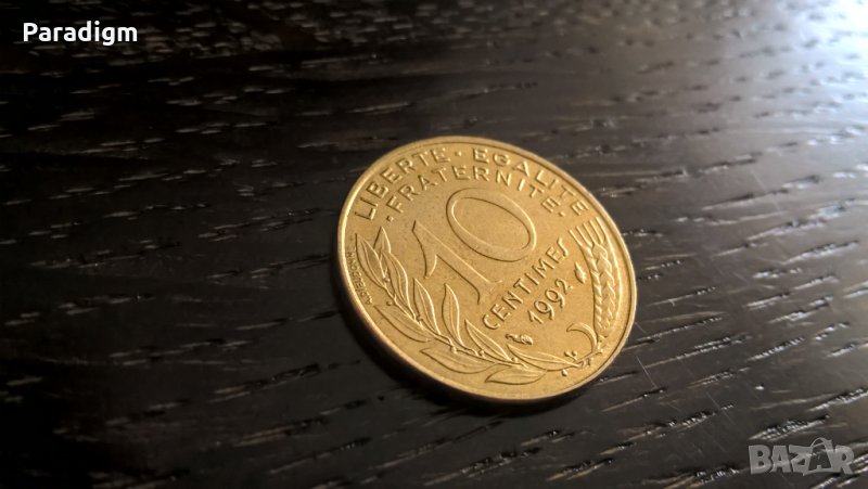 Монета - Франция - 10 сантима | 1992г., снимка 1