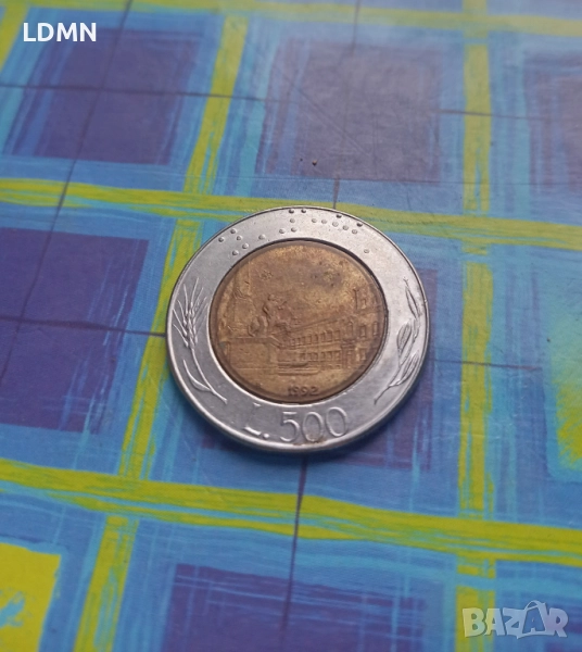 500 Лири 1992 Италия, снимка 1