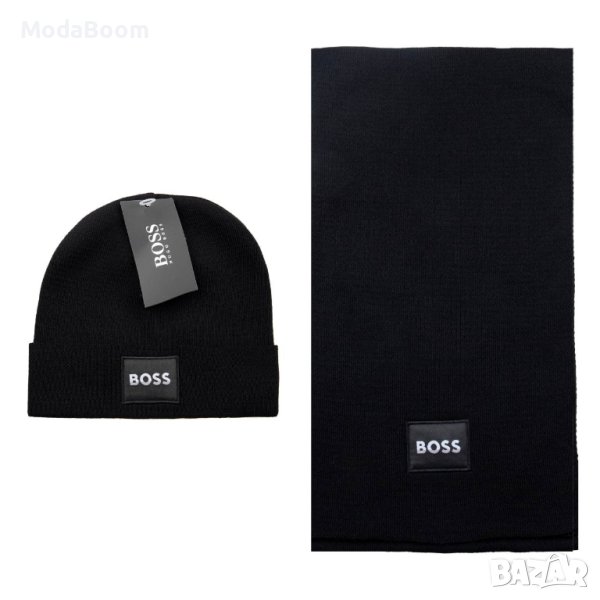 💯Hugo Boss унисекс стилна шапка и шал комплект💯, снимка 1