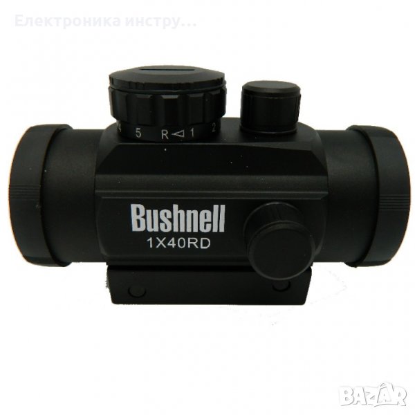 Оптически прицел бързомер Bushnell 1x40 , бързомерец, черен, снимка 1