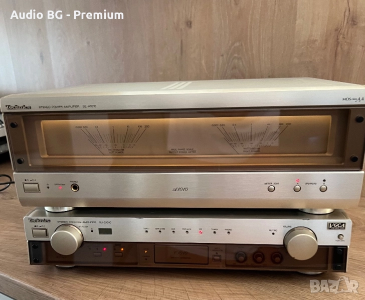 комплект предусилвател и крайно стъпало  Technics SE-A1010 & SU-C1010 Top, снимка 1