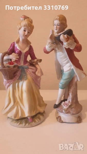 Двойка порцеланови статуетки. , снимка 1