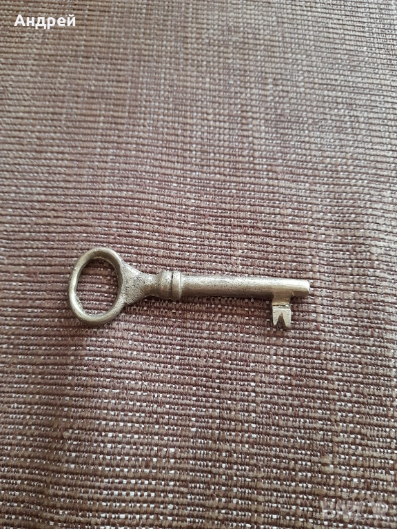 Стар метален ключ #11, снимка 1