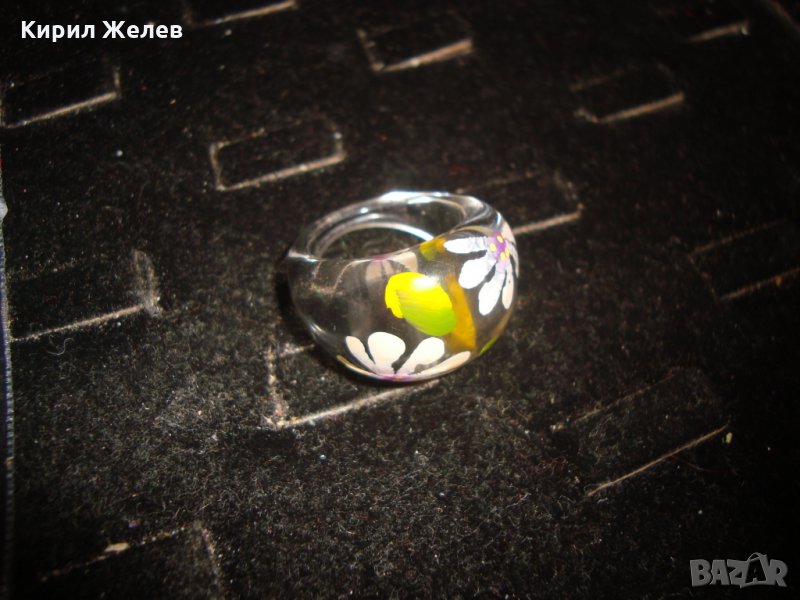 ВИНТИДЖ АРТ ФЛОРАЛЕН ПРЪСТЕН 21645, снимка 1