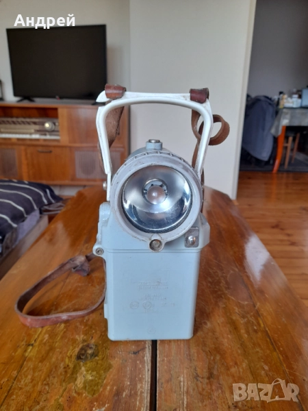 Стара миньорска лампа,фенер #6, снимка 1