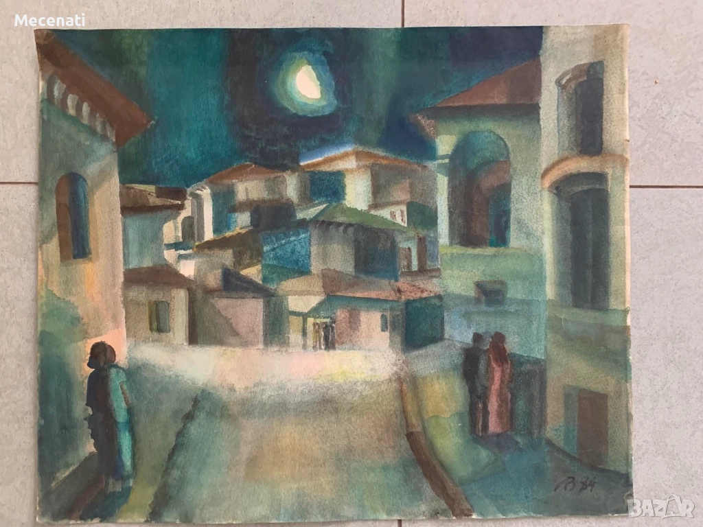 ЗОЯ ЛИТВИНОВА акварел Беларус, снимка 1