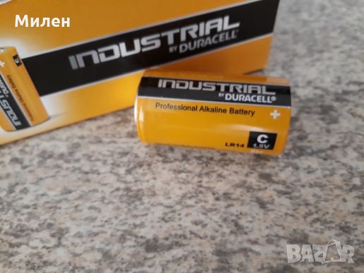 Батерия DURACELL Industrial, размер С, 10 бр., снимка 1