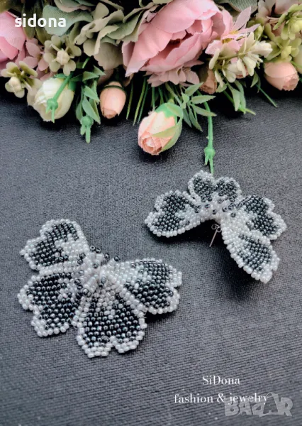 Обеци с мъниста IV, снимка 1