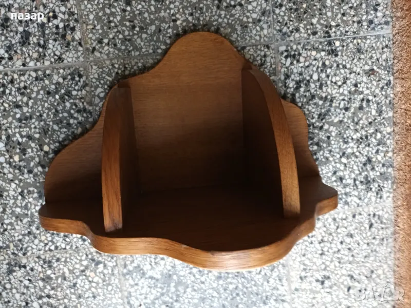 Ъглова етажерка за цветя, снимка 1