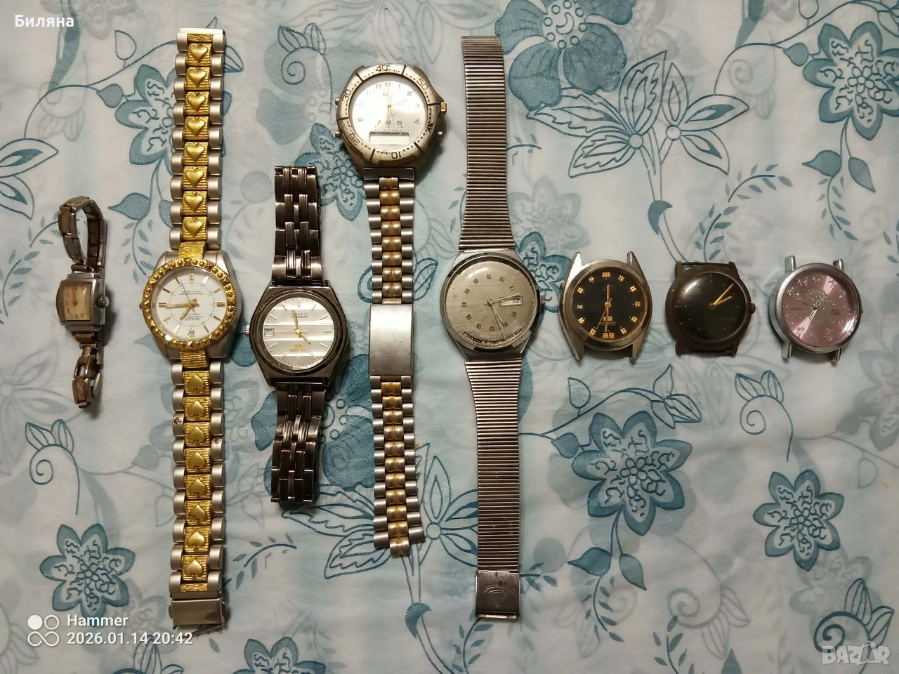 Продавам часовници за части , снимка 1
