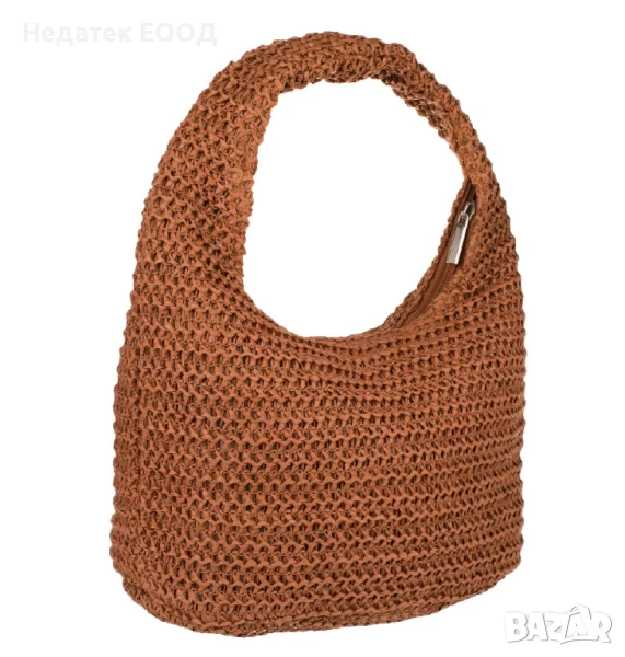 Дамска сламена чанта, 25x10x15см., снимка 1