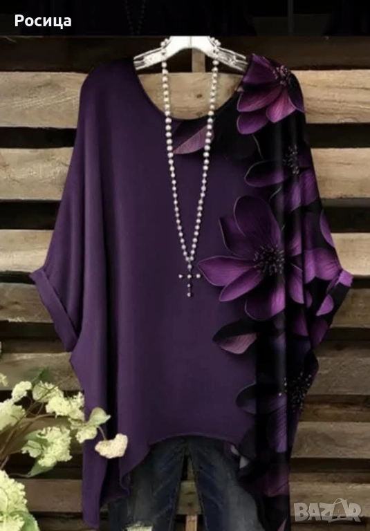 Дамски блузон туника размер 4ХЛ има разтегливост., снимка 1
