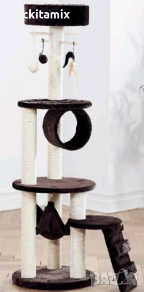 Драскалка / катерушка за котки Жасмин - 40/40/125см БЕЗПЛАТНА ДОСТАВКА С ЕКОНТ, снимка 1