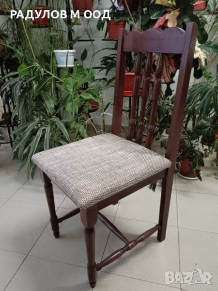 Трапезен стол КА - тъмен , снимка 1