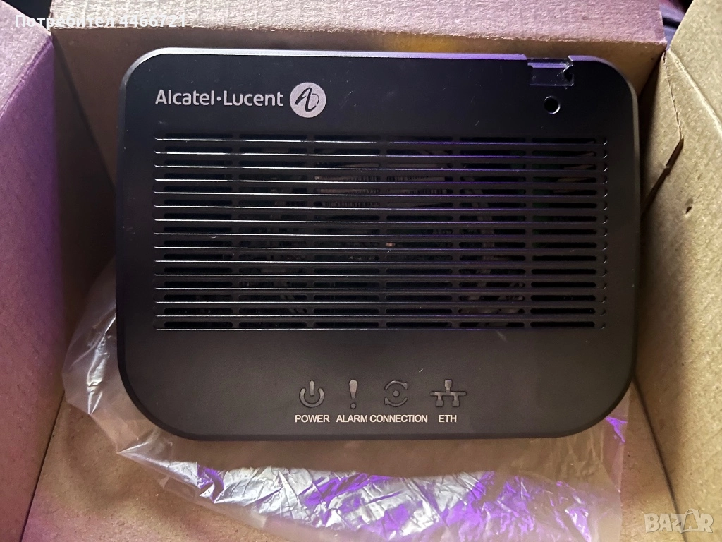 Alcatel‑Lucent G‑010G‑P – Fiber Optic → Gigabit Ethernet конвертор, снимка 1