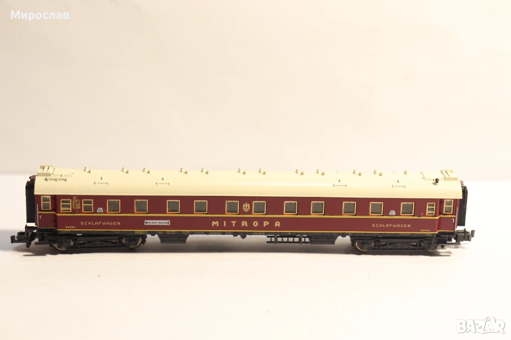 TRIX ''N'' 1/160 ЛОКОМОТИВ ВАГОН ВЛАК ВЛАКЧЕ ЖП, снимка 1