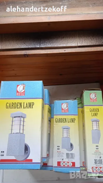 Градинска лампа за фасада и ограда, снимка 1
