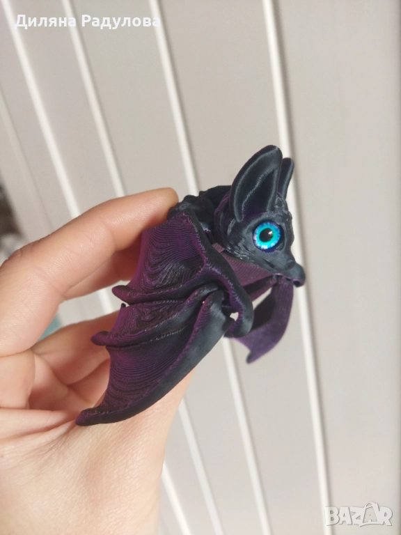 3D отпечатан прилеп, снимка 1