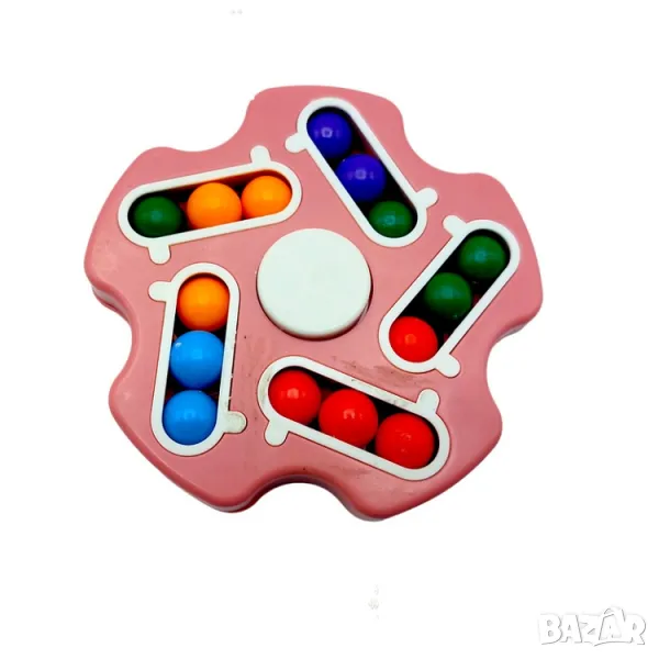  Спинър-пъзел с цветни топчета, снимка 1