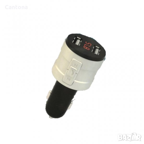 FM трансмитер, 2 x USB, Bluetooth, Hands Free, CAR MP3 player X20, снимка 1