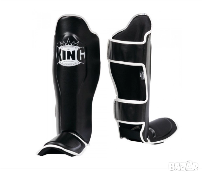 протектор за пищял и стъпало тайландски King Pro Boxing за Муай Тай, кикбокс и ММА размер Л, снимка 1